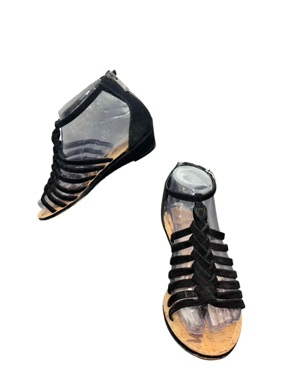 Sam Edelman Dakota Black Gladiator Sandals Women’s Size 9M